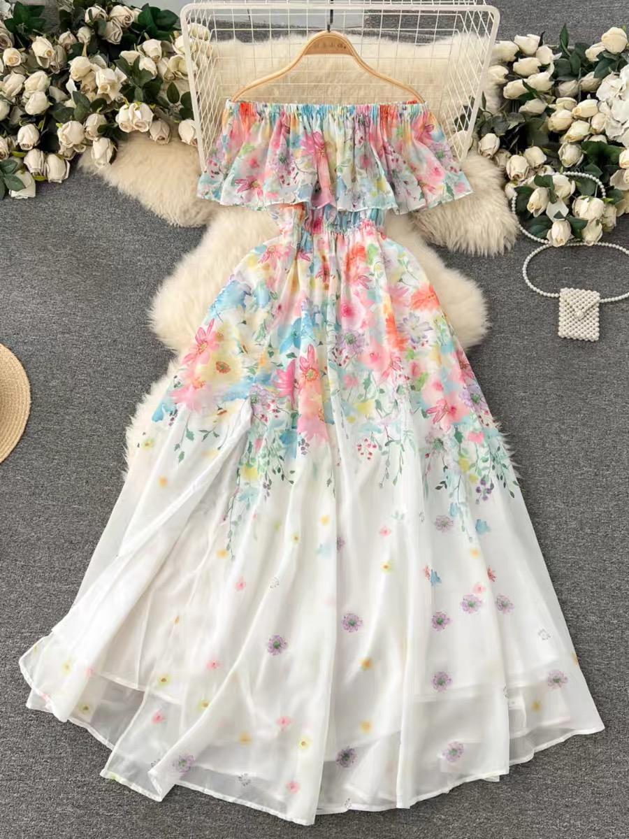 Same day different girl floral dress CD770 images